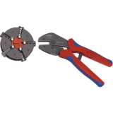 KNIPEX Crimpzange Multicrimp mit 5 Einstzen Lnge 250 mm