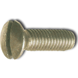 DIN 964A M 5X 40 Messing blank Linsenschraube