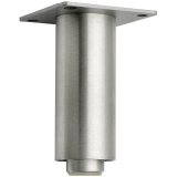 Dekorfu Fu  40 mm, Lnge 190 mm, Aluminium gebrstet