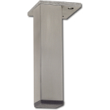 Dekorfu 30x30 mm, Lnge 190 mm, Edelstahl gebrstet