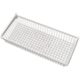 Drahtkorb 10705, B 800, H 120, T 350, Stahl, wei� (�hnlich RAL 9003)