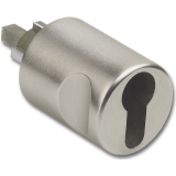 JuNie 3570 ASS Zylinder-Drehgriff Profil-Halbzylinder gerichtet f�r PZ, Zamak