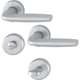 HOPPE Drckergt. MILOS - auf BB, TS 39 - 47, Alu chrom sat.