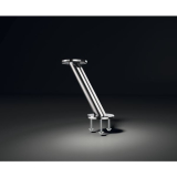 Barkonsole Irland schrg Hhe 170 mm, Rosetten  90 mm, Edelstahl