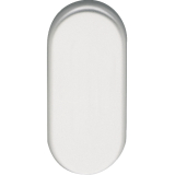 ECO Blindrosette BL, 70 x 33 x 7 mm, Aluminium silber eloxiert