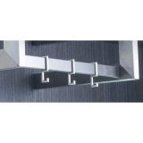 Edelstahlrohr Nano L�nge 600 mm, 25 x 10 mm, Edelstahl geb�rstet