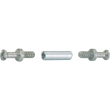 HETTICH VB 18/20/19/21 Einschraubd�bel+Gewindeh�lse 15mm, Spannma� 9, Bohr �5