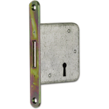 Einstemm-Riegelschloss 61005 tosisch, DM 50 mm, rechts, Stahl gelb passiviert