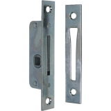 Einstemmzunge mit Schlie�blech, DM 20 mm, eckig, Stahl verzinkt