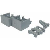 Endkappen- Aufbauset zu Aluprofil MEC-1, alufarbig