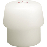 Schonhammer-Einsatz Kopfdurchmesser 60 mm Nylon wei