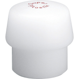 Schonhammer-Einsatz Kopfdurchmesser 40 mm Super-Plastik wei