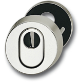 FSB SH-Zylinderrosette 73 7393,  62 mm, Hhe 15 mm, Edelstahl feinmatt