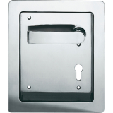 Turnhallenmuschel FSB 77 7952, 200 x 230 mm, links, PZ 72 mm, VK 9 mm,Edelstahl