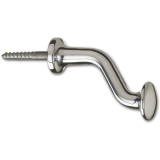 Fensterschutzkopf zum Einschrauben, 60 mm, Aluminium poliert