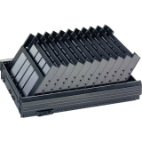 HETTICH SYSTEMA TOP 2000 Formularablage, Fcheranzahl 6, Kunststoff schwarz