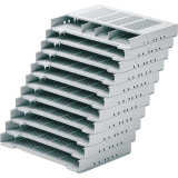 HETTICH SYSTEMA TOP 2000 Formularablage, Fcheranzahl 6, Kunststoff schwarz