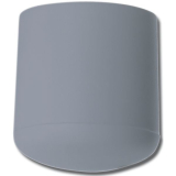 Fukappen fr Rundrohr auen, Rohr  60 mm, Kunststoff schwarz