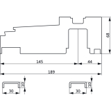 GU Thermostep 204 Bodenschwellen Verbinder-Set, ab RAB 6701 mm