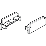 GU Thermostep/Timberstep Endkappe zu Aufsatzschiene P1634, rechts