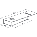 GU Timberstep Rahmen-Eckverbinder-Set unten IV88-92
