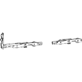 Grundkarton GU-937 H (Schema A), Stahl verzinkt silberfrbig
