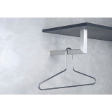 Garderobenbgel Luna Breite 300 mm, Hhe 150 mm, Edelstahl gebrstet