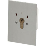 Schlsselschalter Unterputz, 90 x 70 x 52 mm, Aluminium