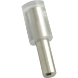 Glasbodentrger Claudia zum Stecken, Bohr  3 mm, vernickelt, VPE 100 ST