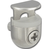 Glasbodentrger Peki zum Stecken, Bohr  5 mm, vernickelt, VPE 100 ST