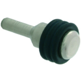 Glasbodentrger Petra zum Stecken, Bohr  5 mm, vernickelt, VPE 100 ST