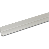 Griffleiste Alhena L�nge 2500 mm, fix, Aluminium Edelstahl Effekt