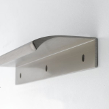 Griffleiste Edge Straight LA 2 x 80 mm, Lnge 200 mm, Aluminium Edelstahl Effekt