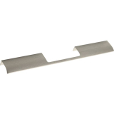 Griffleiste Edge Urban LA 2 x 64 mm, L�nge 350 mm, Aluminium Edelstahl Effekt