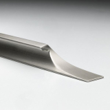 Griffleiste Primo LA 2 x 159,5 mm, Lnge 439 mm, Aluminium Edelstahl Effekt