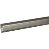 Griffleiste Wall Up Lnge 2000 mm, ablngbar, Aluminium Edelstahl Effekt