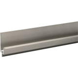 Griffleiste Wall L�nge 2000 mm, abl�ngbar, Aluminium Edelstahl Effekt