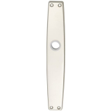 GRUNDMANN Langschild WG 1000 FAVORIT, WC90 mm fr Notffner, Alu poliert