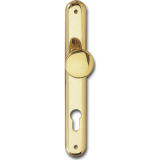 GRUNDMANN Knopflangschild ELEGANT, PZ88, Messing poliert