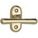 Fensterolive WG ELEGANT 526 - sichtbar geschr., VK 7 x 35 mm, Messing poliert