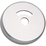 GRUNDMANN Schlsselrosette BBWG m.Universaltrger \"U\",  50, H: 8, silber elox