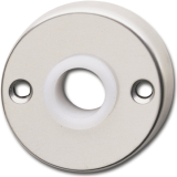 GRUNDMANN Drckerrosette WG mit Drckerfhrung 16 mm, Aluminium pol