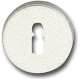 GRUNDMANN Schlsselrosette BBWG mUniversaltr. \"U\", 50, H:8mm, silber eloxierD6