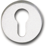 GRUNDMANN Schlsselrosette BBWG mAnschraubtrger \"T\",  50, H:8mm,silber eloxD6