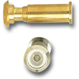 GRUNDMANN Trgucker  14, Linse 170, TS 42-60, Messing verchr,B-schutztauglich