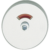 GRUNDMANN Schlsselrosette BBWG mAnschraubtrger \"T\",  50, H:8mm,silber eloxD6