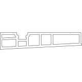 HAUTAU ThermoTop 2 Aufbauprofil bis TS 78 mm, L=2000 mm