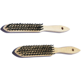 LESSMANN Hand-Drahtb�rste 6-reihig Stahldraht