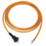 Elektrogerte-Anschlussleitung PUR 2 x 1.5 mit Stecker Lnge 5 m IP20