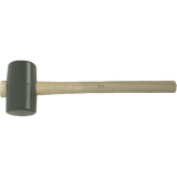 Gummihammer fassfrmig Gr.4 Kopfdurchmesser 90 x 140 mm mit Eschenstiel
